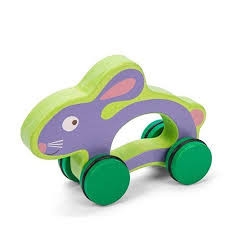 Le Toy Of Petilou Kaninchen auf Rädern